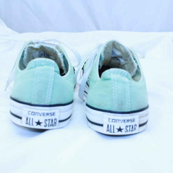 Converse Chuck Taylor All Star Unisex M 9 W 11 Aqua Low Top Sneakers - 136565F - Picture 5 of 12